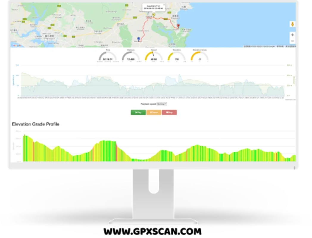 Speed View GPS Pro for Android: Track Travel Metrics