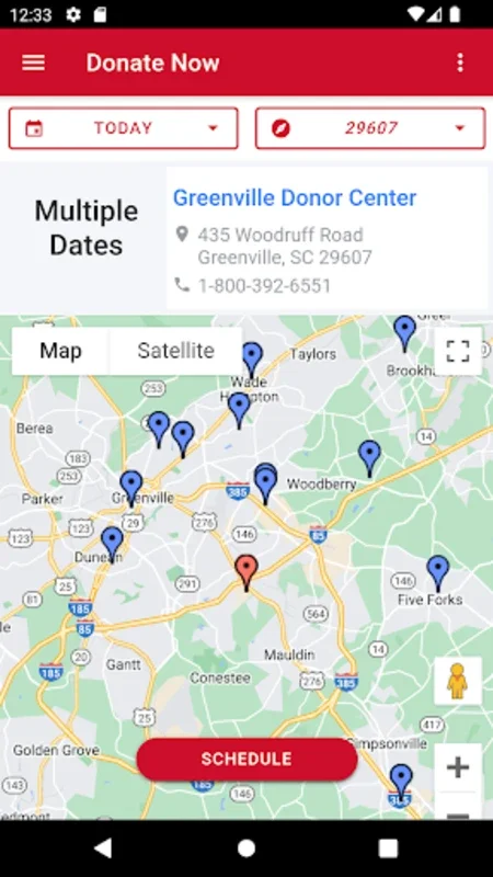 TBC Now for Android: Streamline Blood Donation Scheduling