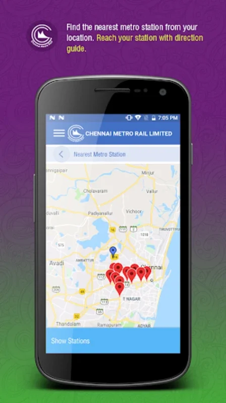 Chennai Metro Rail for Android - Navigate, Fare, and Station Info