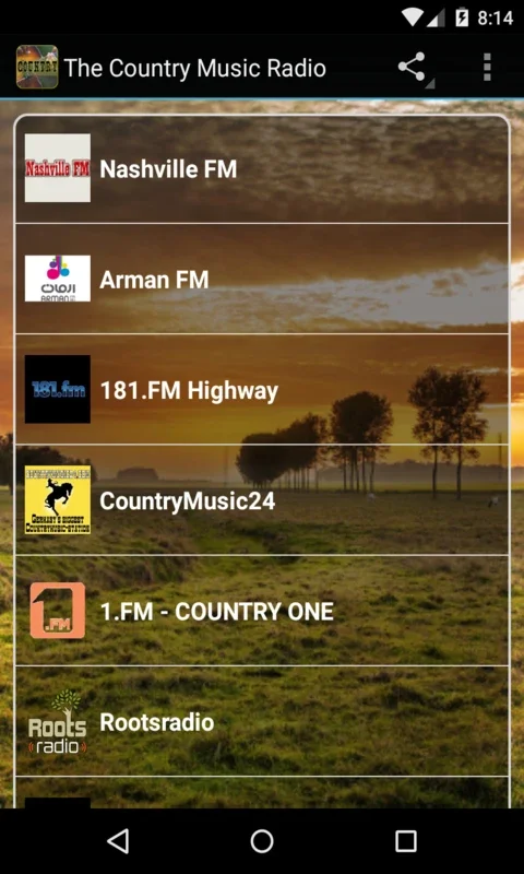 The Country Music Radio for Android - Enjoy Non-stop Music