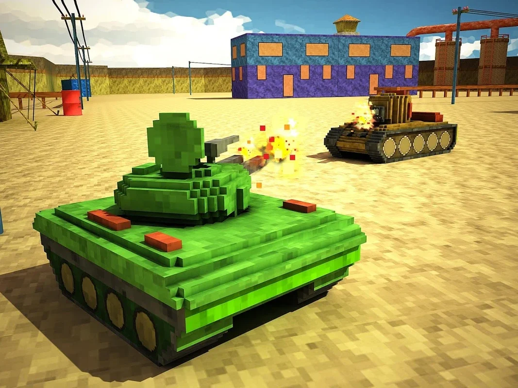 Toon Tank - Craft War Mania for Android: Engaging Battles Await