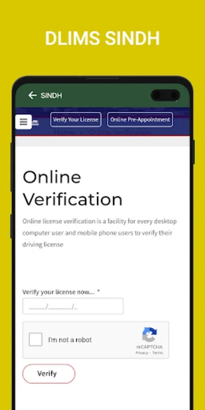 DLIMS for Android - Instant Driving License Verification