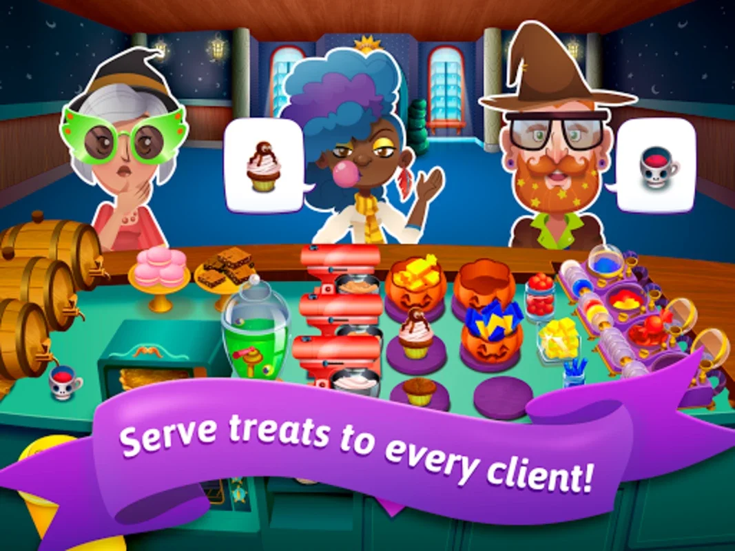 Halloween Candy Shop Food Game for Android - Fun Candy Management