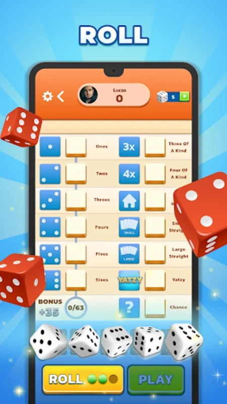 Yatzy - Fun Classic Dice Game for Android: Strategic Fun