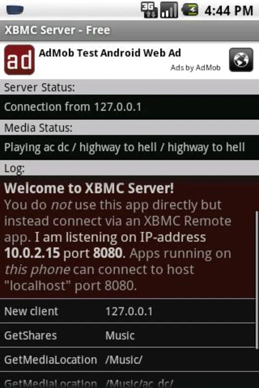 XBMC Server - Free for Android: Stream Media Easily