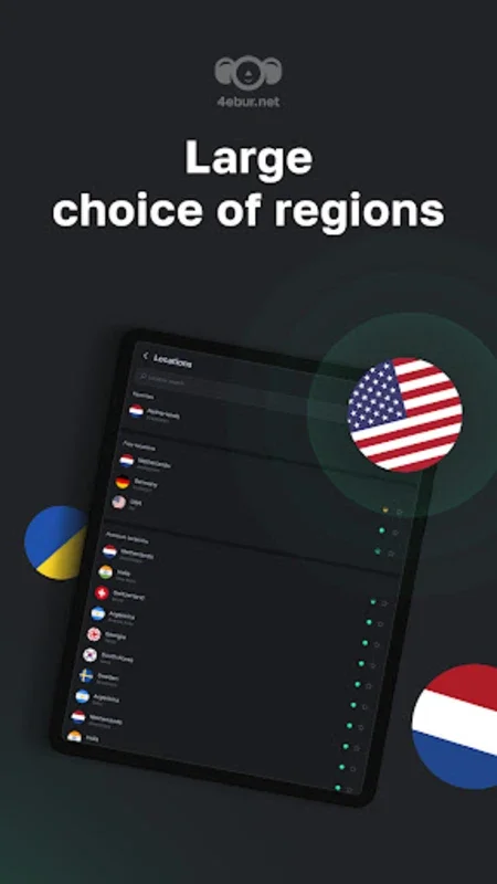 4ebur.net VPN - Fast VPN for Android: Secure & Swift