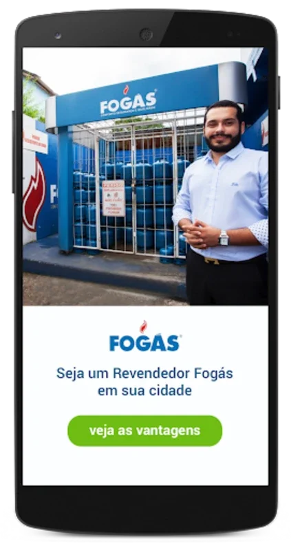 Vender Fogás for Android - Streamline Gas Dealership Setup