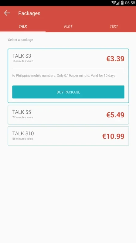 Talk2 for Android: Affordable Philippine Phone Numbers