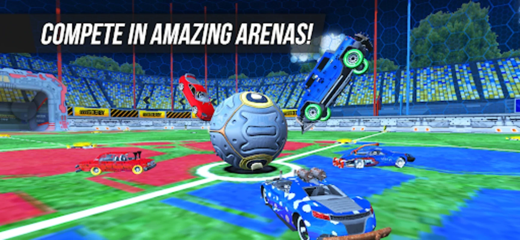 Rocket Soccer Derby for Android: Turbocharged Car Soccer