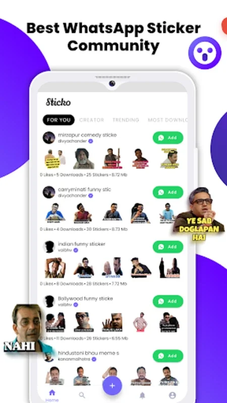 Sticko for Android: Personalize WhatsApp Messages with Stickers