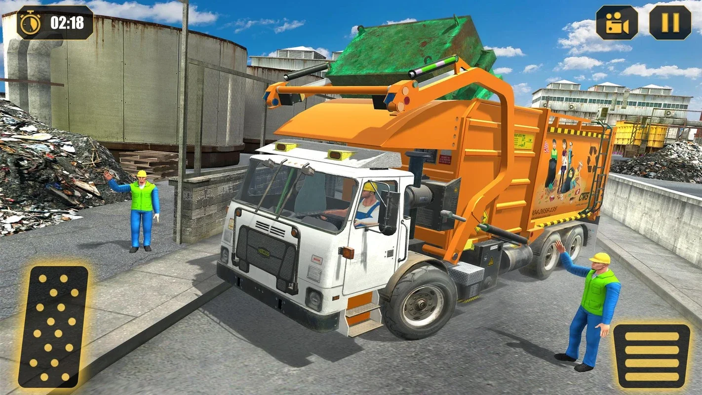 Trash Dump Truck Driver for Android: Fun Trash Collection