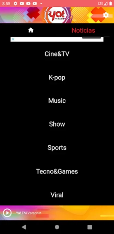Ya! FM for Android - Stream Live Music and Trends