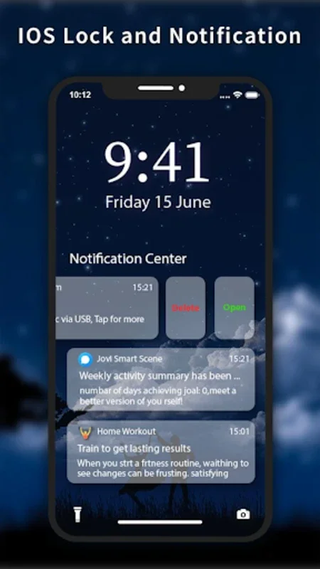 iNotify - iOS Lock Screen for Android - No Downloading Needed