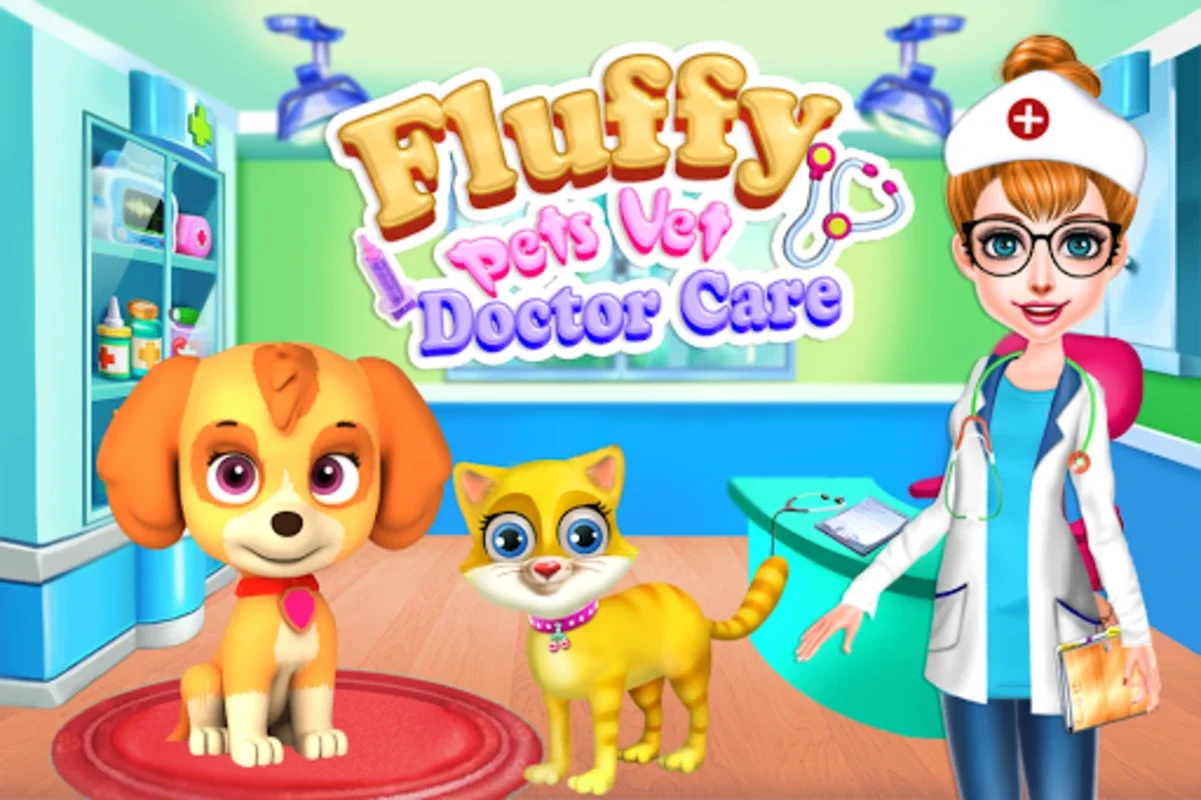 Fluffy Pets Vet Doctor Care for Android - Engaging Virtual Pet Game