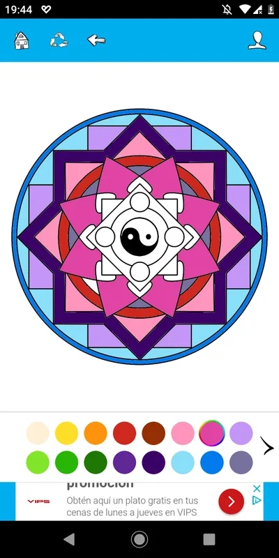 Mandala Coloring Games for Android - Relax and Unwind