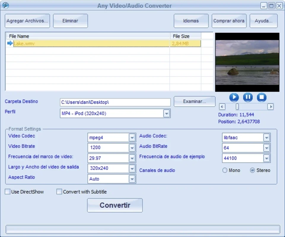 Any Video Audio Converter for Windows - Effortless Conversion