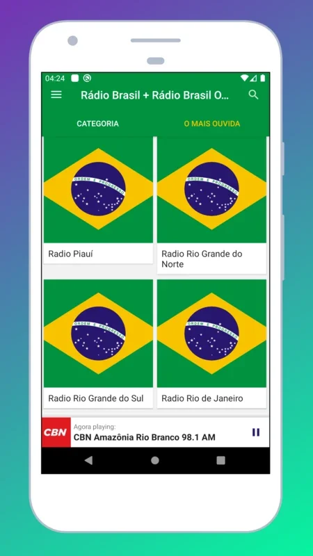 Radio Brazil + Radio Brasil FM for Android - Enjoy Live Radio