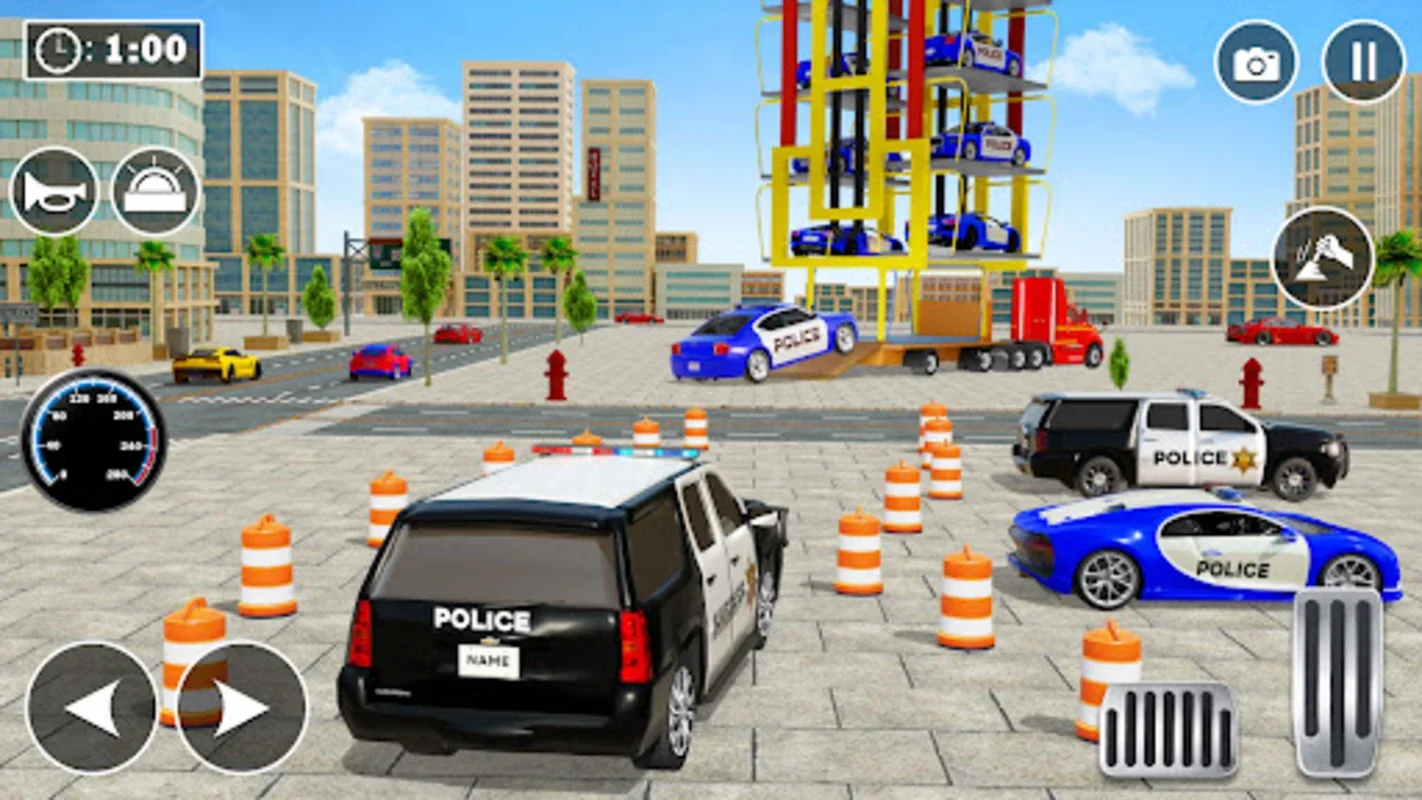 Master Precision Parking with Multi Level Police Car Parking for Android