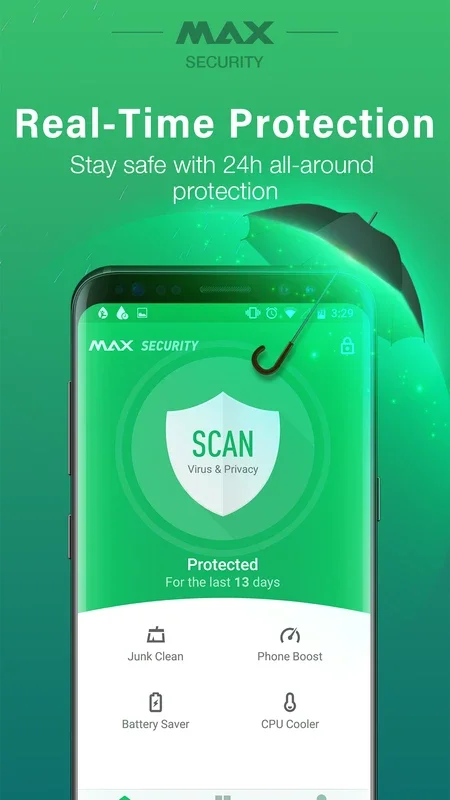 MAX Security (Virus Cleaner and Antivirus) for Android - Keep Your Device Safe