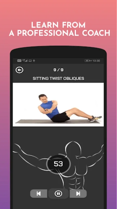 Six Pack in 7 Days for Android - Sculpt Your Abs at Home