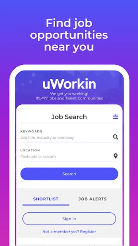 uWorkin Jobs for Android: Explore Diverse Australian Jobs