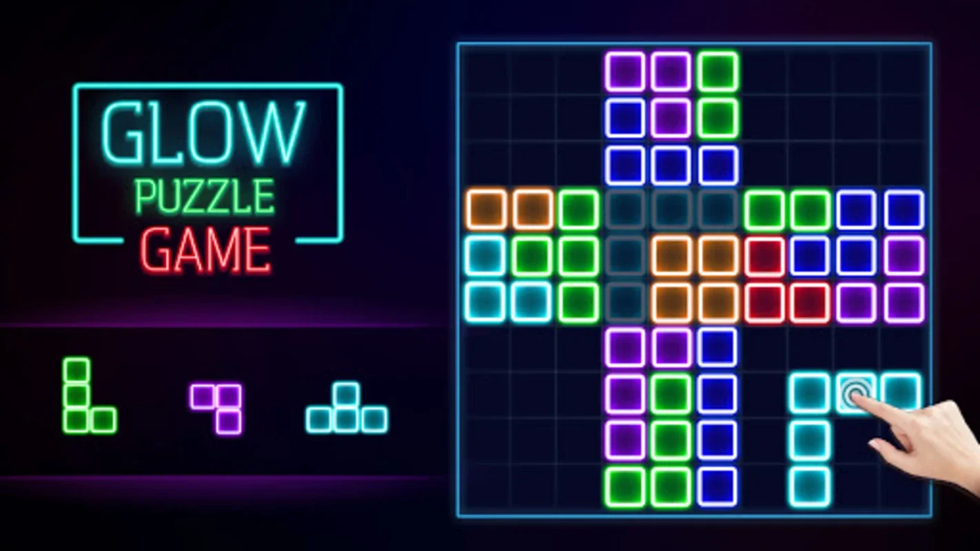 Glow Block Puzzle for Android - No Cost, Offline Puzzle Fun