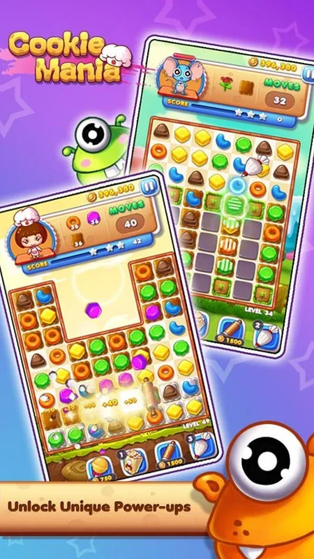 Cookie Mania for Android - Play and Enjoy Free Puzzles