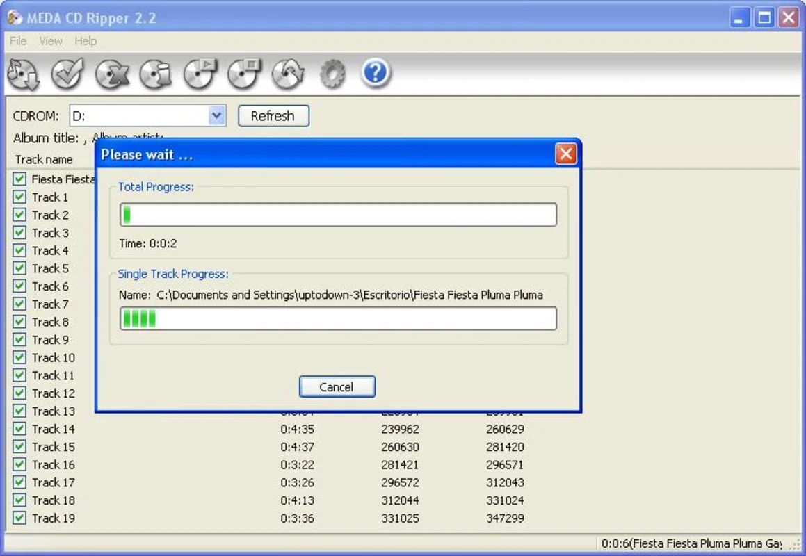 MEDA CD Ripper for Windows - Efficient CD Ripping