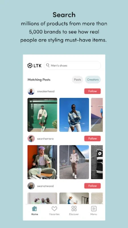 LTK for Android - A Curated Shopping Experience