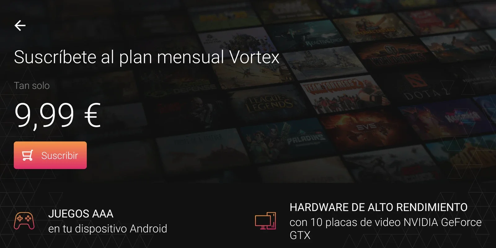 Vortex Cloud Gaming for Android - Mobile Gaming at Your Fingertips