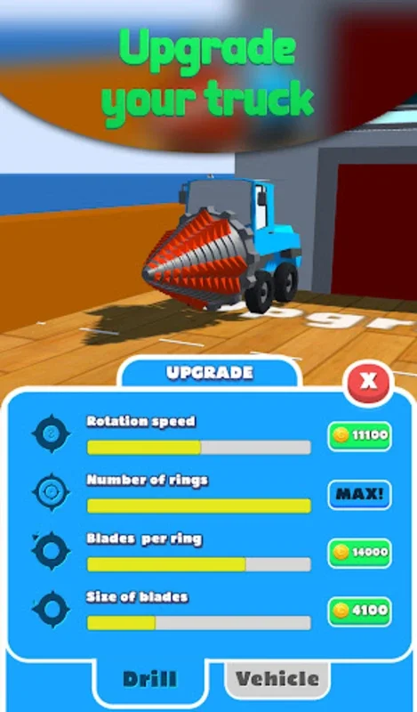 Stone Mining Truck for Android: Relaxed Resource Mining