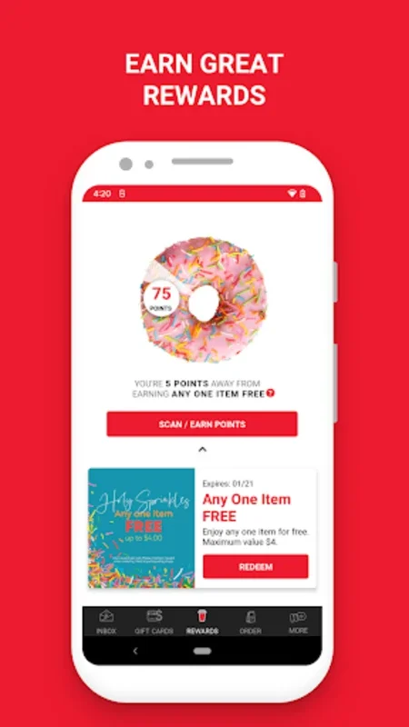 Honey Dew Donuts for Android - Enhanced Coffee and Donut Experience