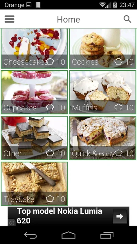 100 cakes & bakes recipes for Android - Baking Made Easy