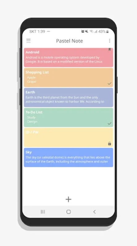 PastelNote - Notepad, Notes for Android - Download the APK