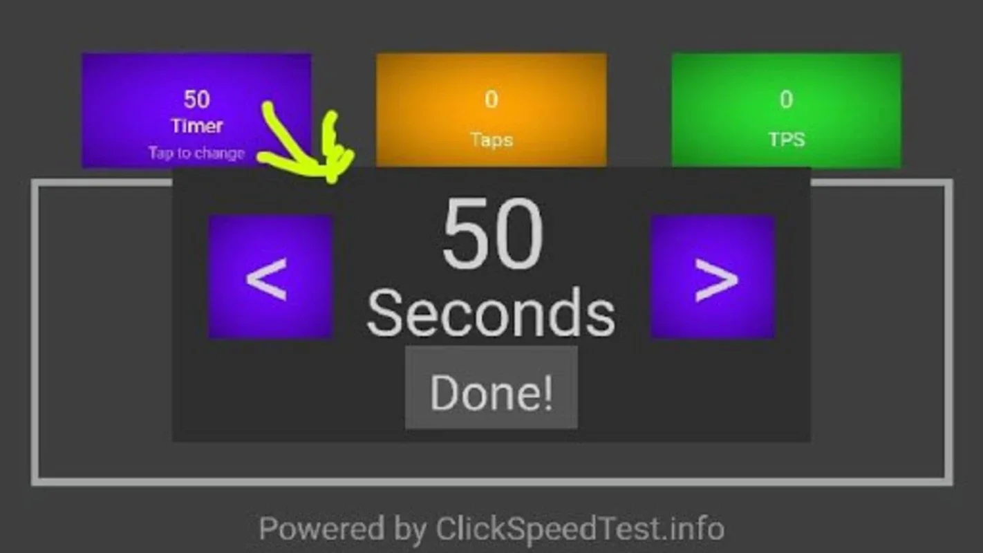 CPS Click Speed Test for Android - Measure Your Clicking Speed