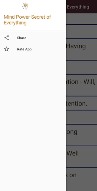 Mind Power Secret of Everythin for Android - Unlock Your Potential