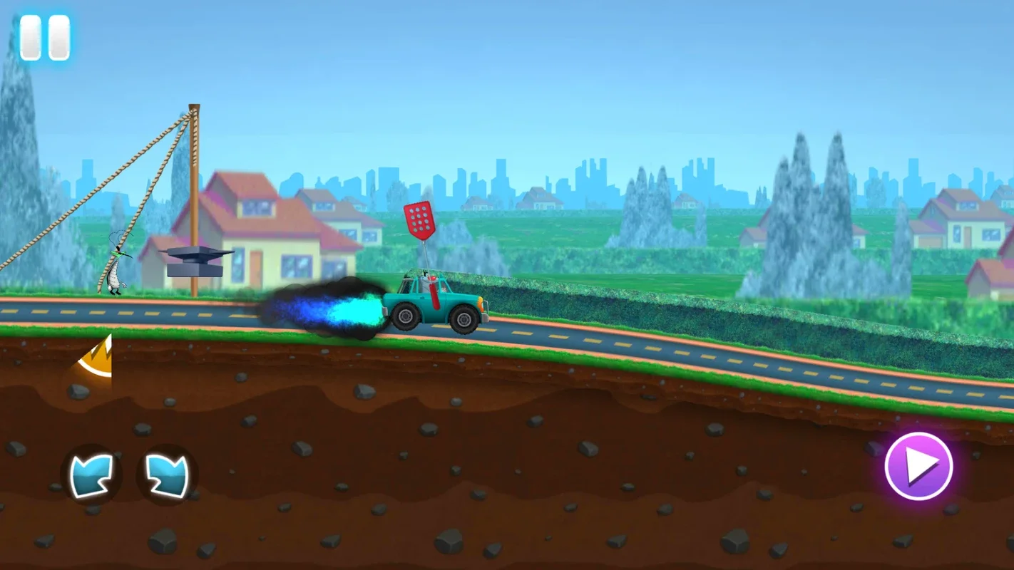 Oggy Super Speed Racing for Android: Fun 2D Racing with Oggy