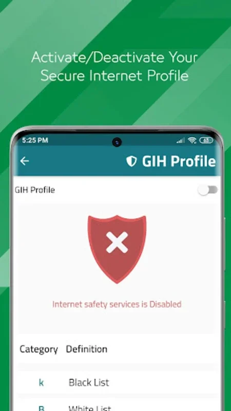 Göknet for Android - Manage Internet Subscription