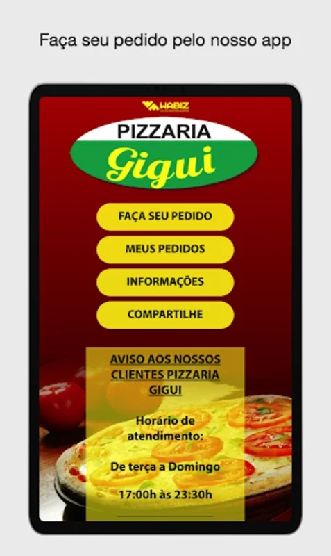 Pizzaria Gigui for Android - Simplify Food Ordering