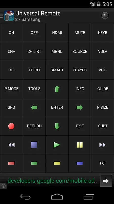 Universal Remote Control: Android TV Remote App
