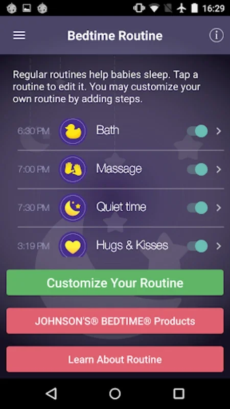 BEDTIME ® for Android - Ensure Baby's Peaceful Sleep