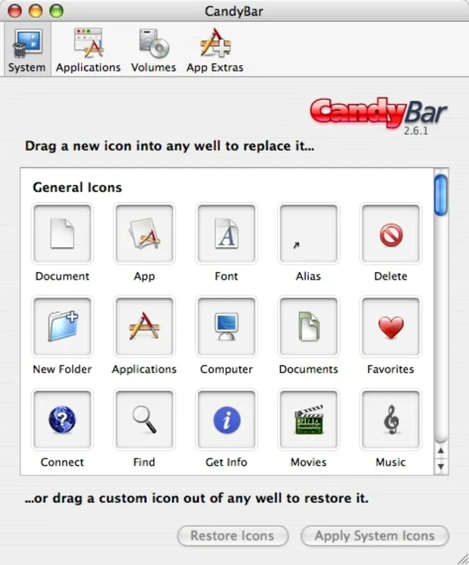 CandyBar for Mac - Customize Your Icons Easily