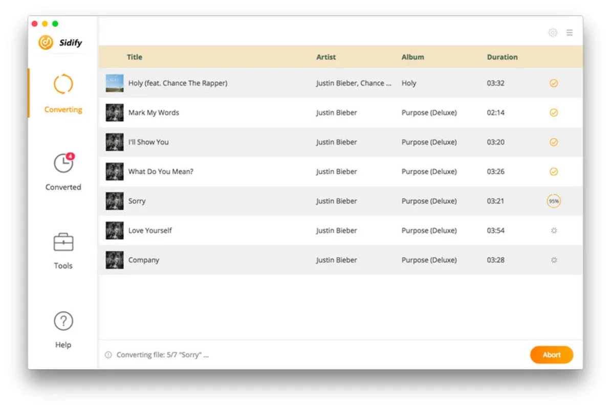 Sidify Apple Music Converter for Mac - Convert Audio Files Easily