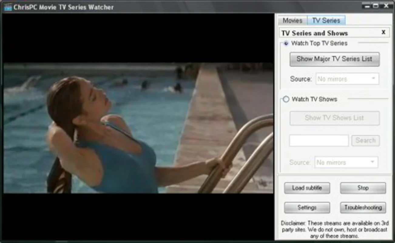 ChrisPC Movie TV Series Watcher for Windows - Stream Your Favorites