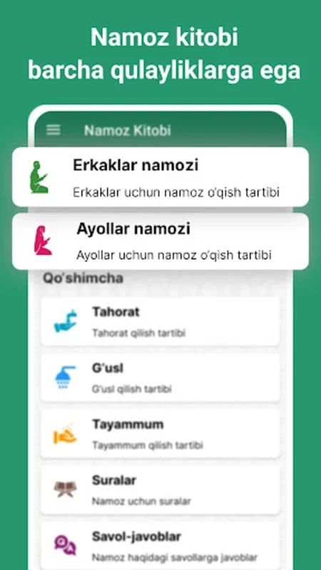 Namoz Kitobi for Android: Enhance Your Prayer Experience