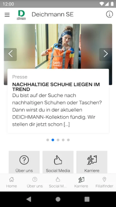 Connect by Deichmann for Android: Fashion and Career Insights