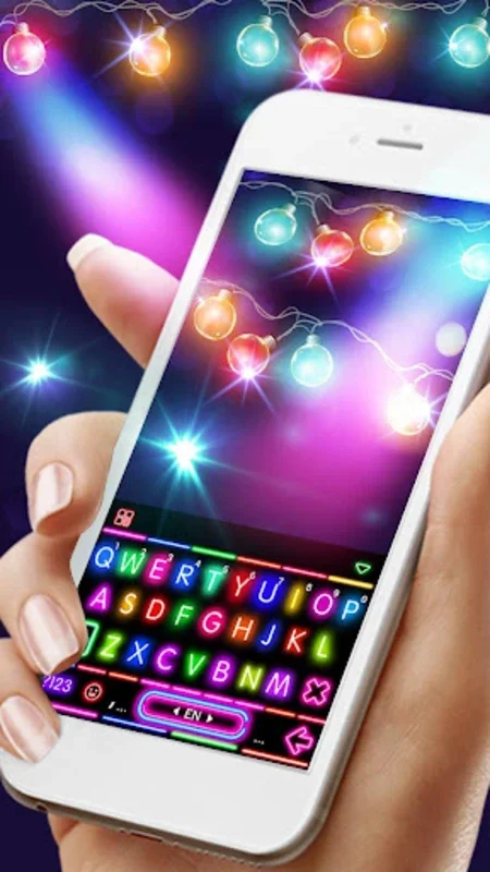 Sparkle Neon Lights for Android - Boost Typing Experience