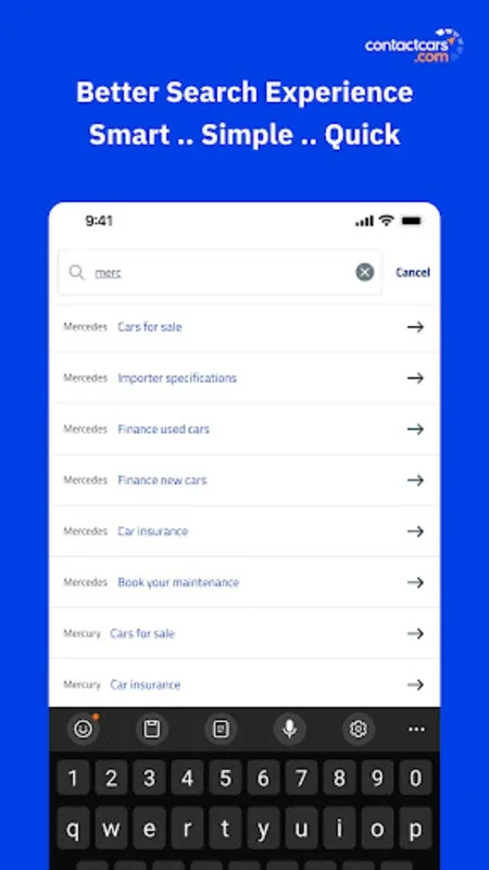 ContactCars for Android - Your Automotive Hub