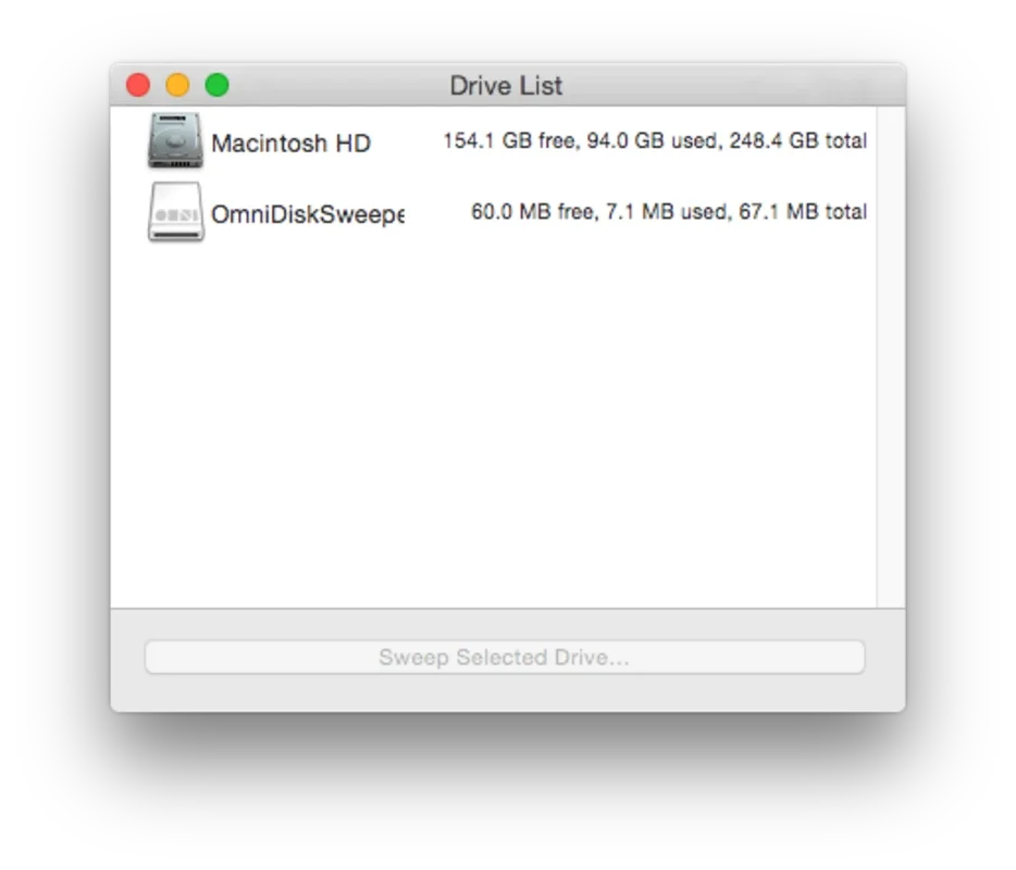 OmniDiskSweeper for Mac - Free Tool to Manage Hard Drive Space