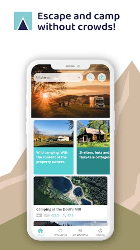 BezKempu for Android - Connect with Nature Easily